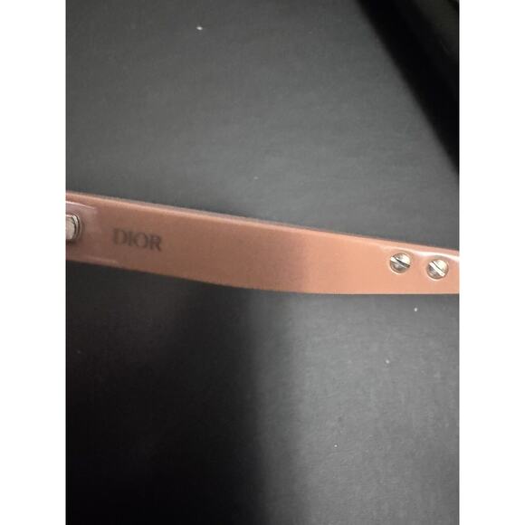 Christian Dior Women's DIORCLUB M1U Pink/Pink Logo Shield Sunglasses - Picture 12 of 14